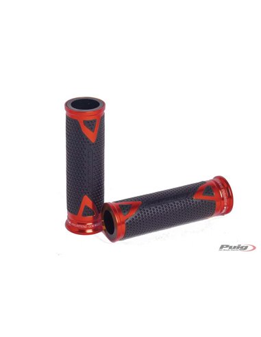 PUÑOS DE MOTO HI-TECH RADIKAL ROJO 123mm