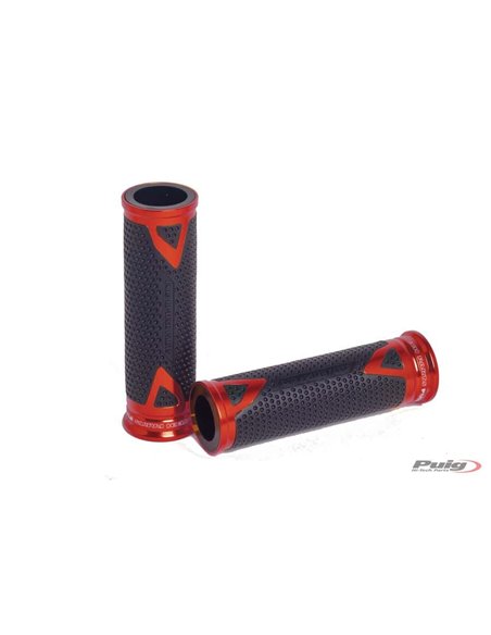 PUÑOS DE MOTO HI-TECH RADIKAL ROJO 123mm