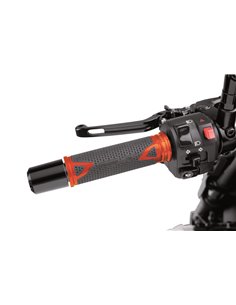PUÑOS DE MOTO HI-TECH RADIKAL NARANJA 123mm