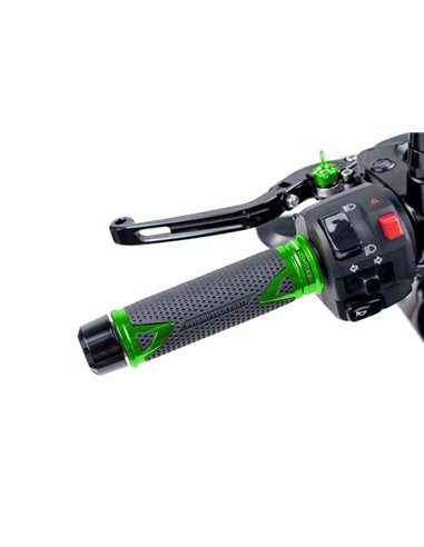 PUÑOS DE MOTO HI-TECH RADIKAL VERDE 123mm