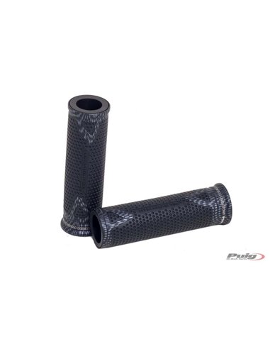 PUÑOS DE MOTO HI-TECH RADIKAL SIMIL CARBONO 119mm