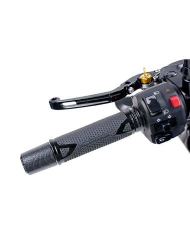 PUÑOS DE MOTO HI-TECH RADIKAL NEGRO 119mm