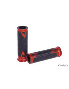 PUÑOS DE MOTO HI-TECH RADIKAL ROJO 119mm