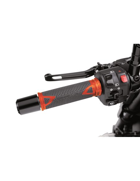 PUÑOS DE MOTO HI-TECH RADIKAL NARANJA 119mm