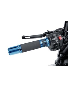 PUÑOS DE MOTO HI-TECH RACING AZUL 123mm