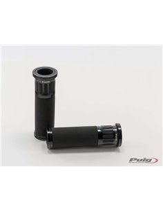 PUÑOS DE MOTO HI-TECH RACING NEGRO 123 mm 2
