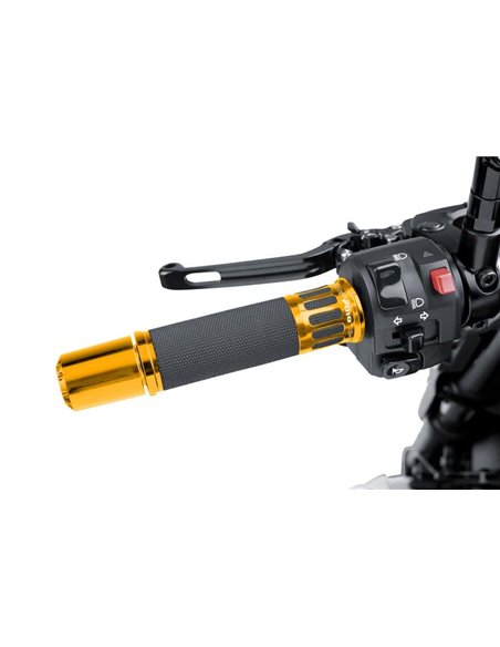 PUÑOS DE MOTO HI-TECH RACING DORADO 123 mm