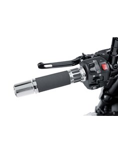 PUÑOS DE MOTO HI-TECH RACING PLATA 123 mm