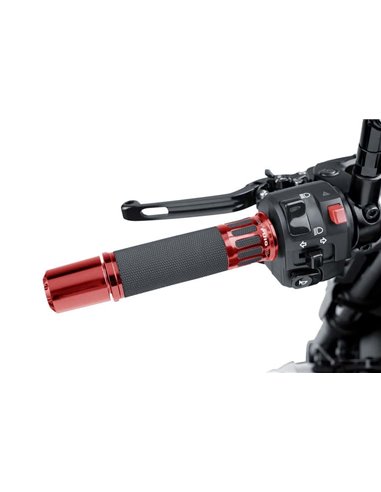 PUÑOS DE MOTO HI-TECH RACING ROJO 123 mm