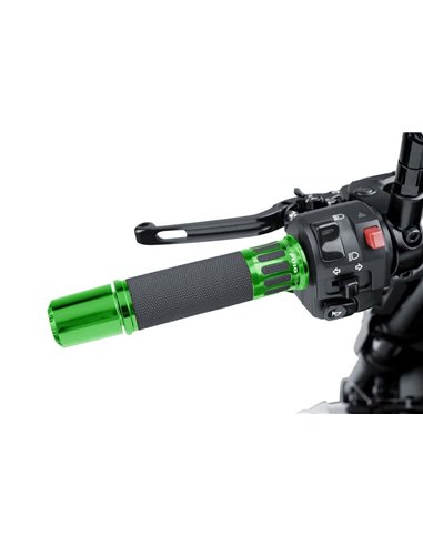 PUÑOS DE MOTO HI-TECH RACING VERDE 123 mm