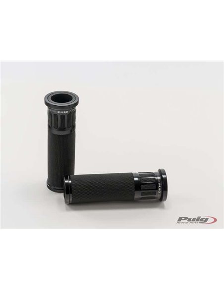 PUÑOS DE MOTO HI-TECH RACING NEGRO 119 mm