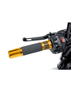 PUÑOS DE MOTO HI-TECH RACING DORADO 119mm 2