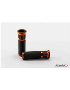 PUÑOS DE MOTO HI-TECH RACING NARANJA 119 mm