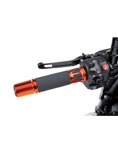 PUÑOS DE MOTO HI-TECH RACING NARANJA 119 mm 2