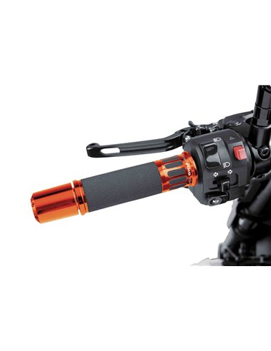PUÑOS DE MOTO HI-TECH RACING NARANJA 119 mm
