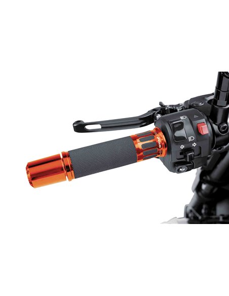 PUÑOS DE MOTO HI-TECH RACING NARANJA 119 mm