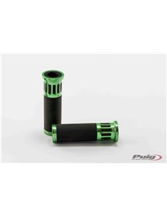 PUÑOS DE MOTO HI-TECH RACING VERDE 119 mm