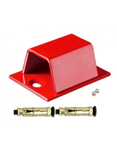 ANCLAJE DE SUELO ROJO PARA ANCLAR LA CADENA