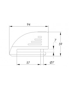 ANTIRROBO DE DISCO CON ALARMA IFAM 2