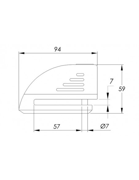 ANTIRROBO DE DISCO CON ALARMA IFAM