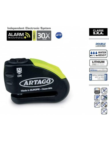 ANTIRROBO DISCO ALARMA ARTAGO 30X10