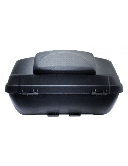 MALETA MOTO 52 LITROS + PARRILLA Y TORNILLERIA + TAPA SIMIL CARBONO + RESPALDO DE REGALO