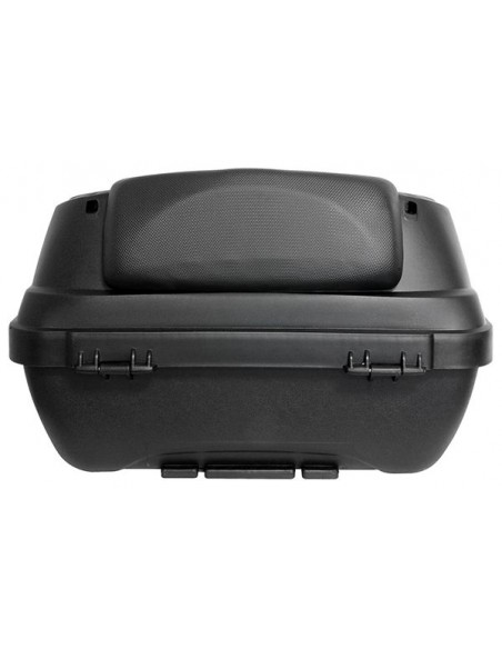 MALETA DE MOTO TRASERA 42 LITROS + RESPALDO + TAPA CARBONO REGALO