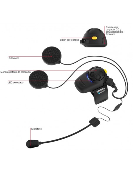INTERCOMUNICADOR MOTO SENA FM DOBLE (DOS UNIDADES)