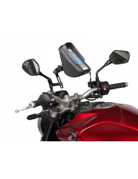 SOPORTE DE MOTO SHAD PARA RETROVISOR CON BOLSILLO 18cm x 9cm