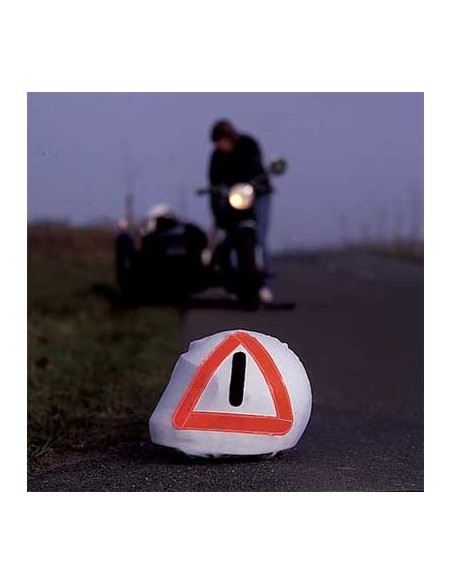 FUNDA CASCO TRIANGULO EMERGENCIA REFLECTANTE
