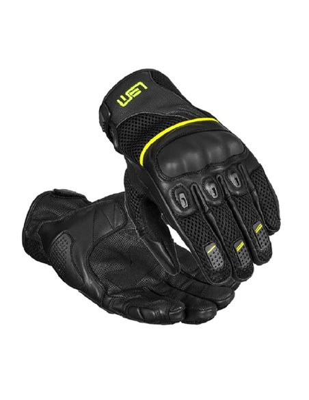 GUANTES DE MOTO VERANO AIR NEGRO/FLUOR