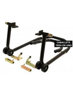 CABALLETE MOTO 3 EN ONE PARA RUEDA DELANTERA Y RUEDA...