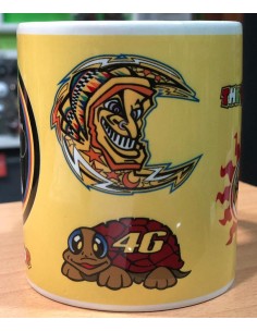 TAZA DE PILOTO DE MOTO VALENTINO ROSSI 2