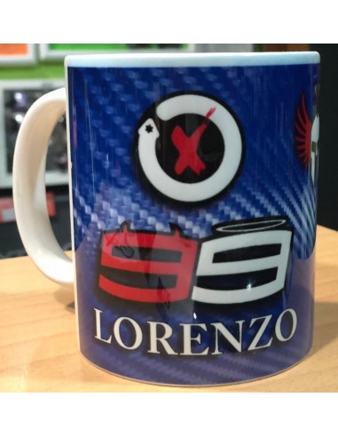 TAZA DE PILOTO DE MOTO LORENZO