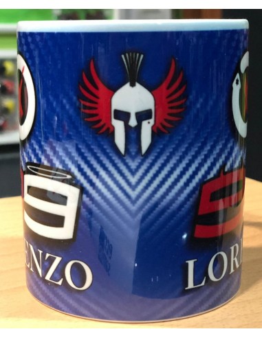 TAZA DE PILOTO DE MOTO LORENZO
